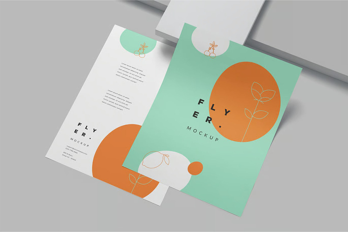 US Letter Size Flyer Mockups, an Advertising Mockup by megostudi0 (Photo 4 of 7)