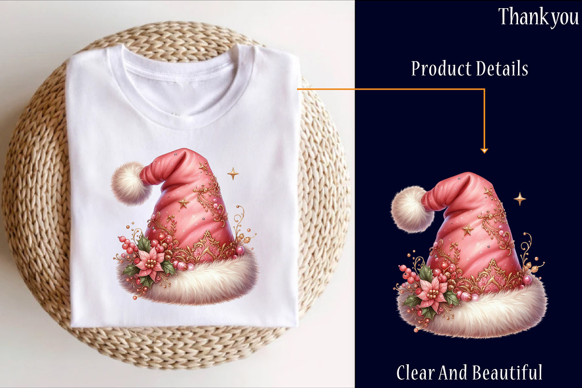 Watercolor Antique Santa Hat Clipart, a Graphic by designcity5 (Photo 2 of 3)