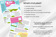 Kids Newsletter Canva Template, an Email Template by PixelCraft (Thumbnail 7 of 9)