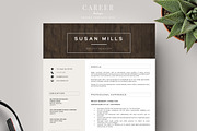 Modern Resume & CoverLetter Template, a Resume Template by careerboutique (Thumbnail 1 of 6)