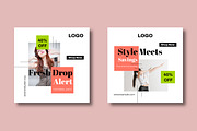 Marketing Fashion Social Media Post, a Social Media Template by MightyDesign (Thumbnail 4 of 8)