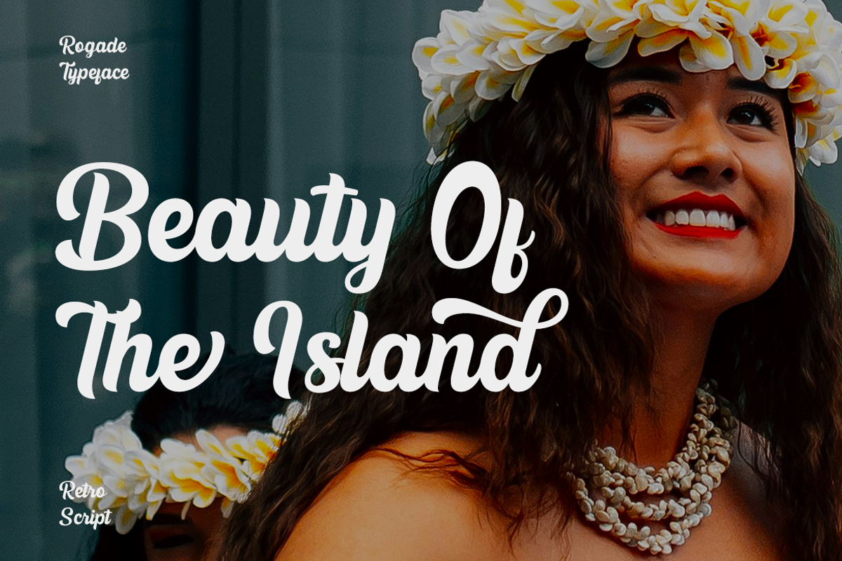 CF Rogade - Retro Groovy Script, a Script Font by Indotype Foundry (Photo 5 of 10)
