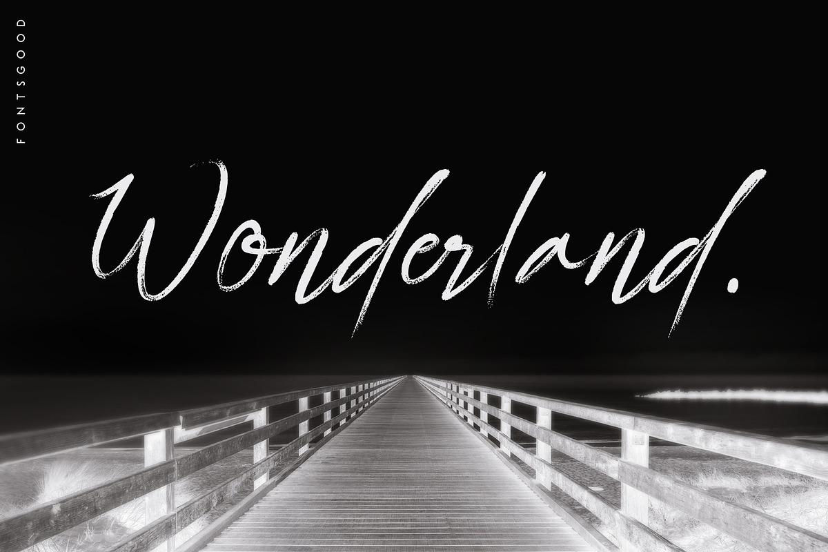 Amygdala, a Script Font by Fontsgood (Photo 2 of 8)