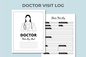 Doctor Visit KDP Interior Log Book