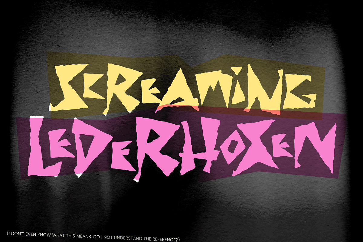 Shock Value - An Expressionist Font, a Font by Wingsart Studio (Photo 13 of 13)