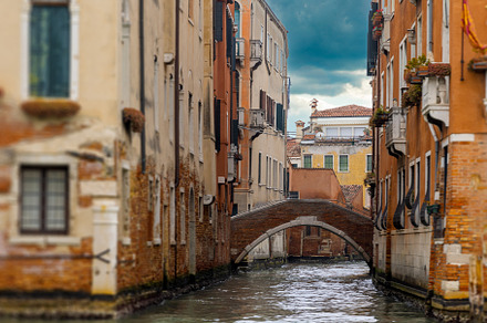 Canal in Venice, Italy, a Photo by Grafvision photography