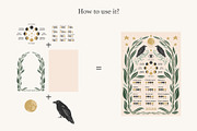2026 Lunar Calendar Creator, an Object Graphic by Alina Sh (Thumbnail 9 of 16)