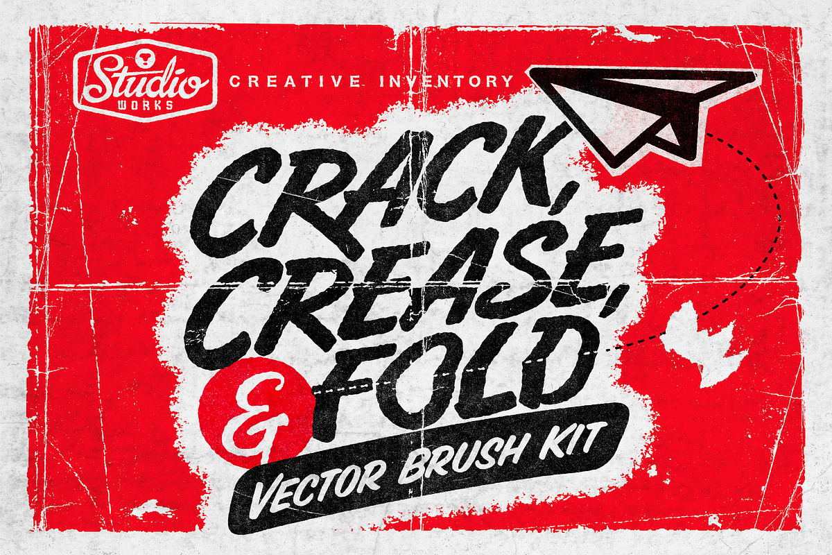 Crack, Crease & Fold | Brush Kit!, a Brush Add-On by StudioWorks (Photo 1 of 6)
