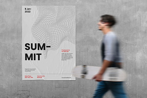 Summit Modern Poster Template