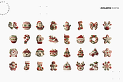 3D Knitted Christmas Icons Set, a Solid Icon by Lumeno (Thumbnail 2 of 6)