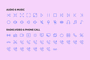 User Interface Line Icons, an Outline Icon by Abstracto-Create (Thumbnail 5 of 9)