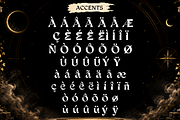 Luna Muse Gothic Decorative Typeface, a Blackletter Font by mesuka (Thumbnail 7 of 7)