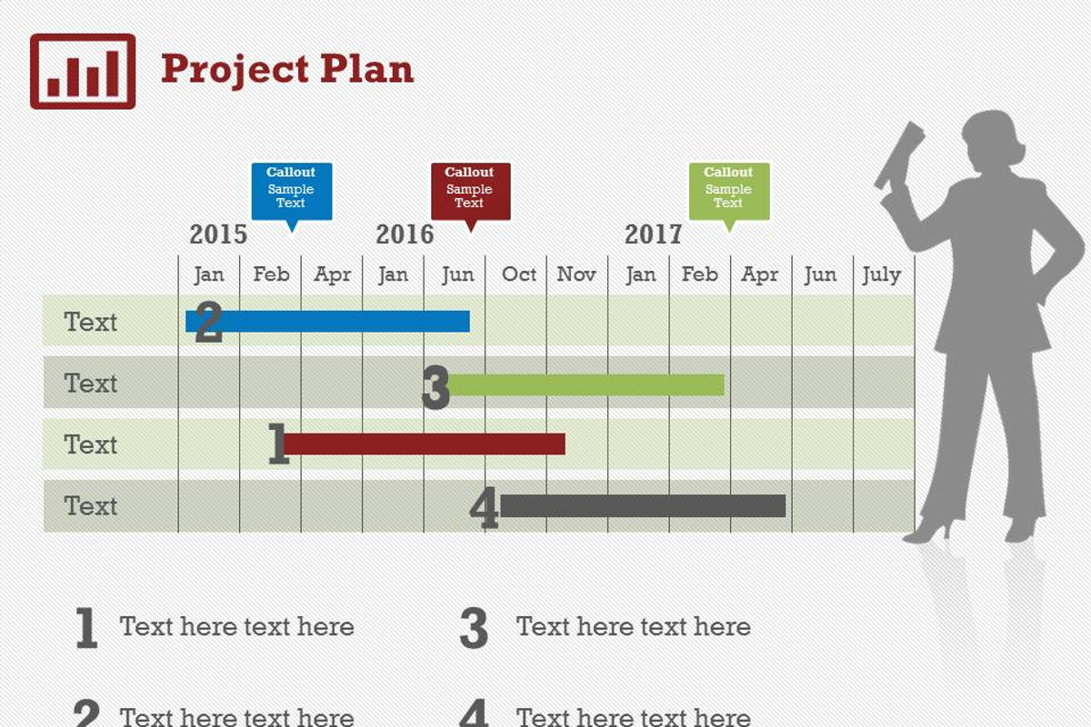 Project Plan 5 PowerPoint Template, a Presentation Template by Yes Presentations (Photo 1 of 3)