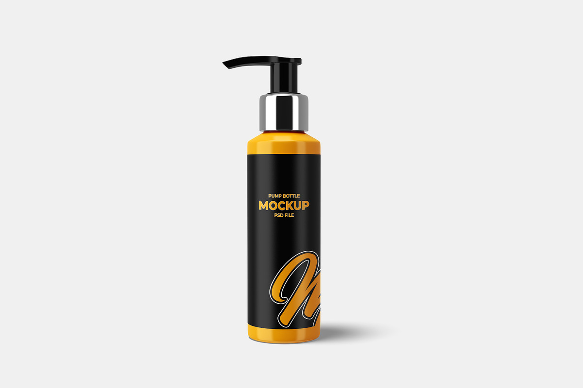 Pump Bottle Mockups, a Packaging Mockup by Kenrichi (Photo 1 of 4)
