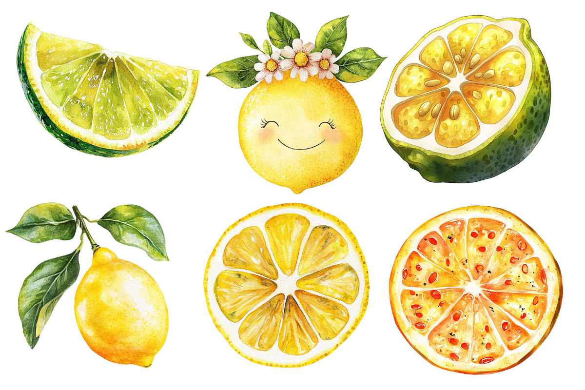 Summer Lemon Clipart, an Illustration by Designworld (Photo 5 of 5)