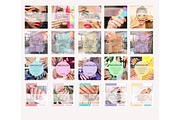 30 Nail Art Studio Social Media Post, a Social Media Template by Cute Little Workshop (Thumbnail 4 of 5)