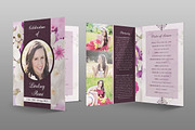 Orchid Funeral Program, a Brochure Template by Royallove (Thumbnail 5 of 5)