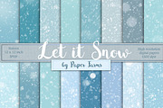Snow backgrounds, a Pattern Graphic by Paper Farms (Thumbnail 1 of 3)
