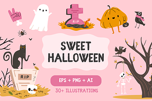 Halloween Cute Vector Clipart