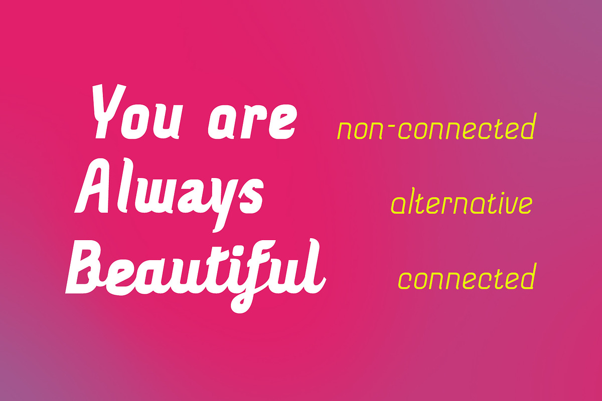 TILDA full house, a Script Font by Etewut (Photo 10 of 15)