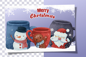 Cute Christmas Mugs Collection