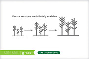 Minimal grass icons, an Outline Icon by Picture Window (Thumbnail 4 of 5)
