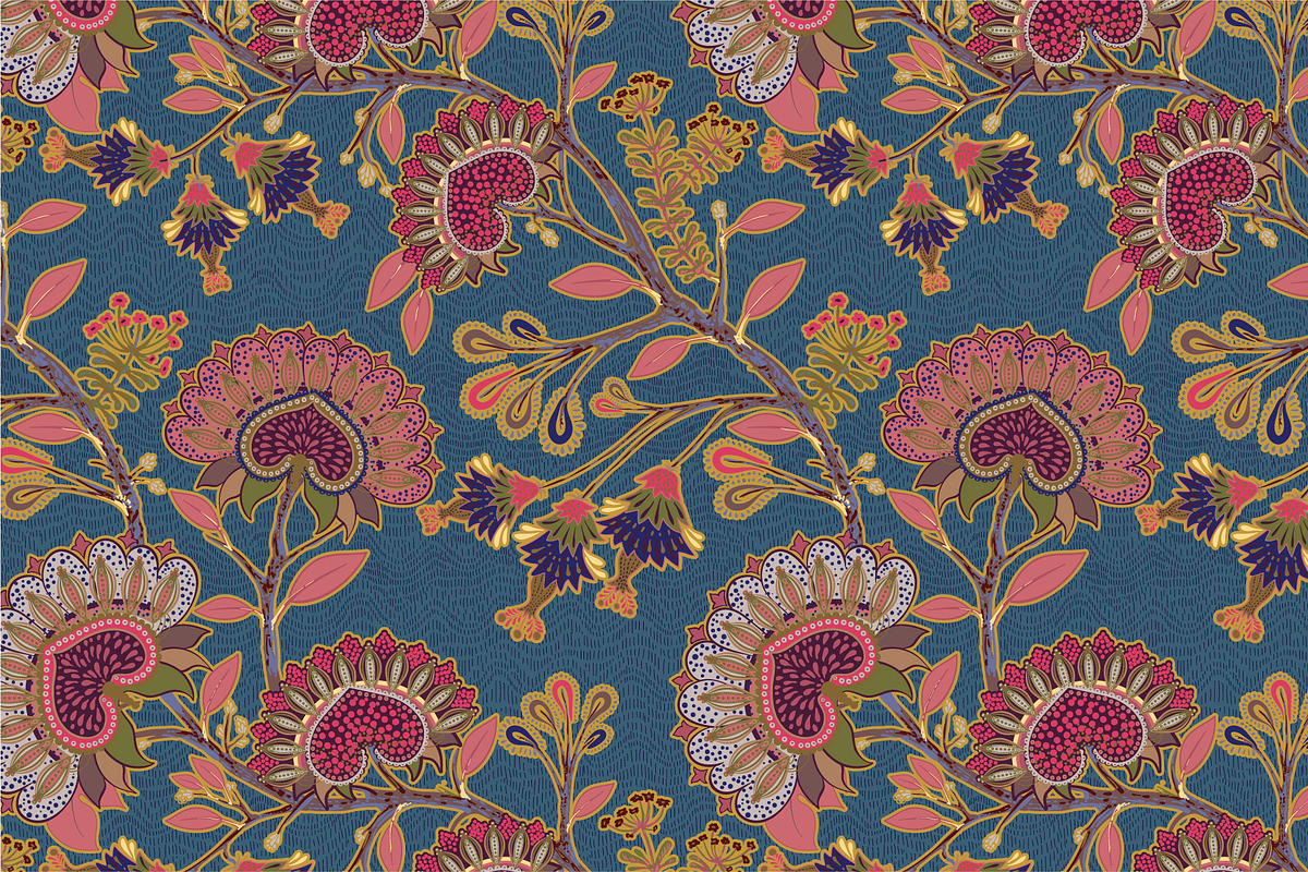 Autumn floral patterns. Seamless EPS, a Pattern Graphic by Sunny_Lion (Photo 4 of 6)