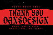Sofers Vintage Blackletter Font, a Blackletter Font by dansdesign (Thumbnail 11 of 11)