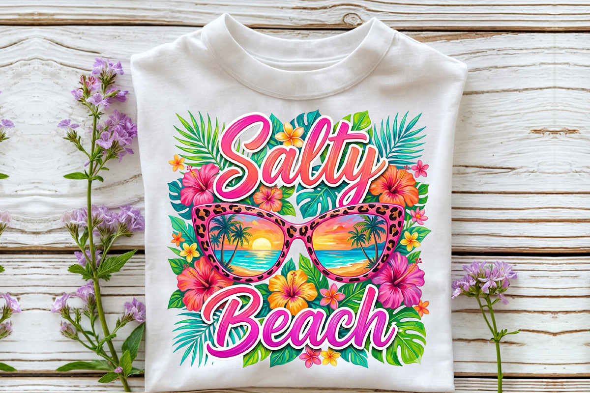 Floral Salty Beach Png Floral Summer, a Work Illustration by Sublimation Artist (Photo 3 of 9)