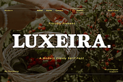 Luxeira - A Modern Classy Serif Font, a Serif Font by overlaytemplates (Thumbnail 1 of 5)