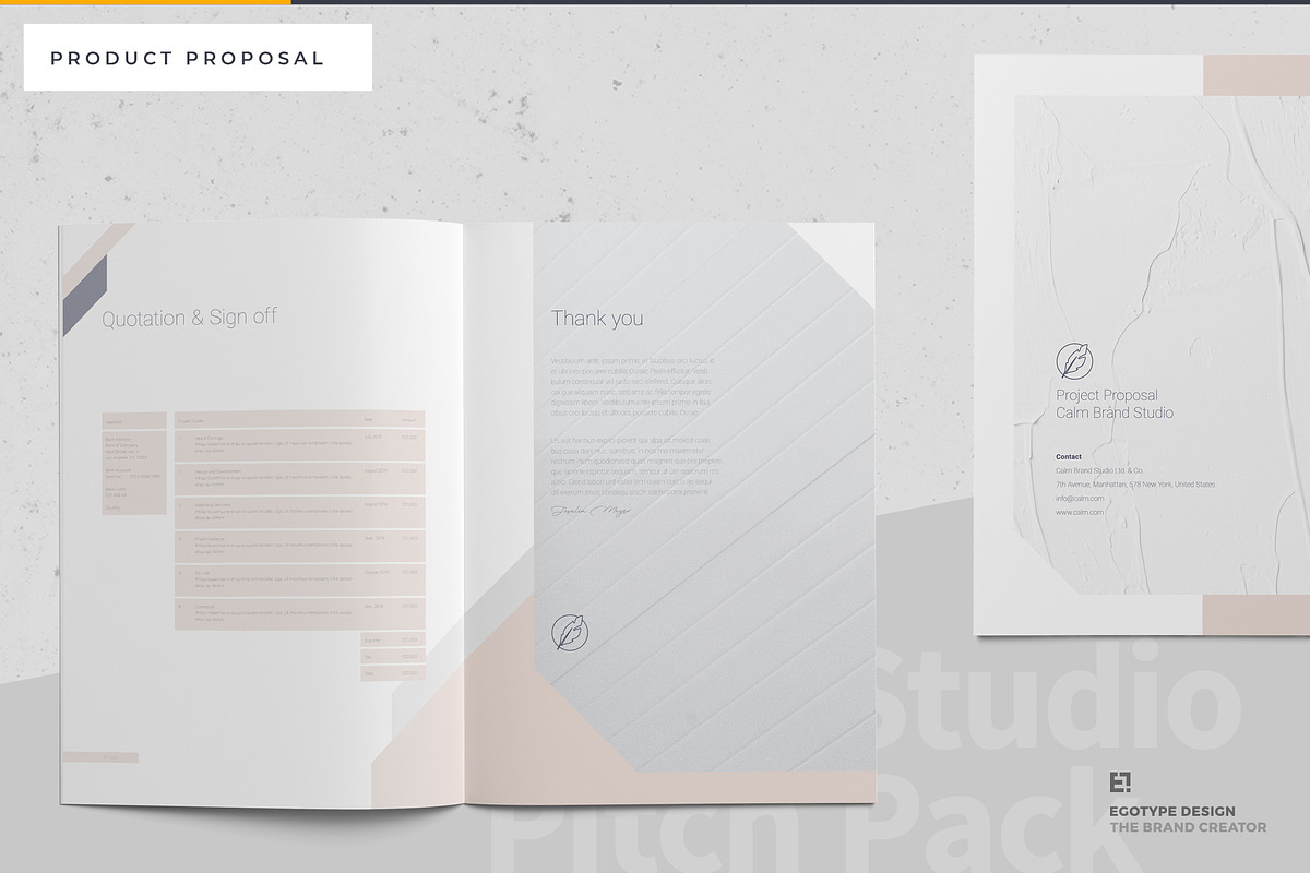 Calm Proposal, a Brochure Template by Egotype (Photo 24 of 25)