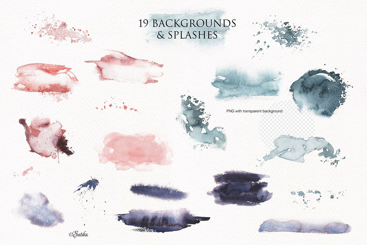 Dreamy Nature -watercolor collection, a Decorative Illustration by Khrys.art (Photo 14 of 16)