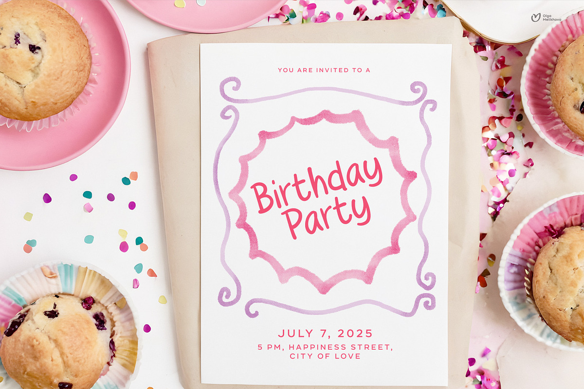 Hand Drawn Watercolor Frames SVG, a Graphic by ollalya (Photo 9 of 10)