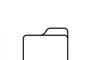 43 Office Supplies Icon Set, an Outline Icon by adenpinkstore (Thumbnail 9 of 20)