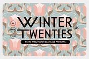 Art Deco Vector Pattern Set, a Texture Illustration by angelainthefields (Thumbnail 1 of 8)