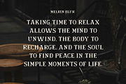 Melrin Blur, a Serif Font by Craft Supply Co. (Thumbnail 3 of 8)