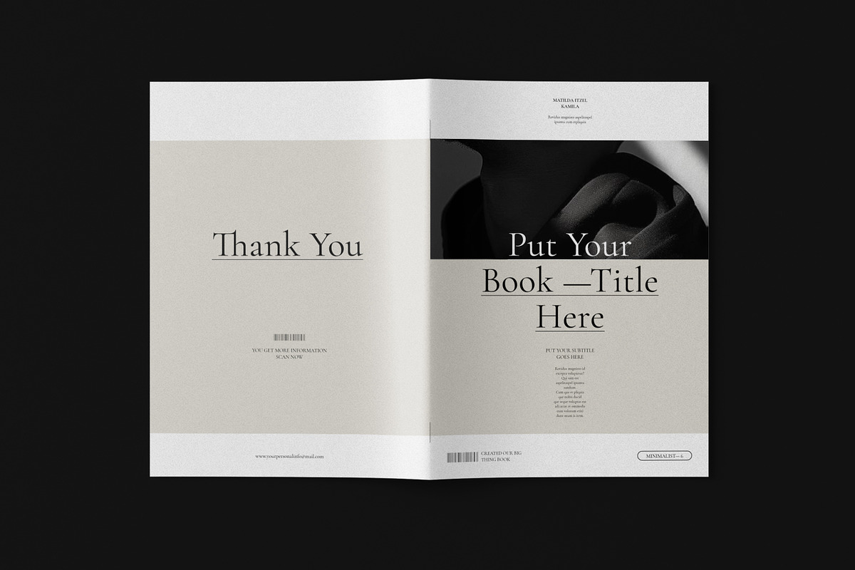 Editorial Magazine & Book Layout, a Magazine Template by Olion Lora (Photo 13 of 13)