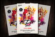 EDM Party Flyer Template, a Flyer Template by Malaxay (Thumbnail 1 of 3)