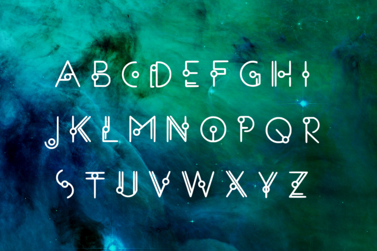 HORIZON - A Display Font preview 2