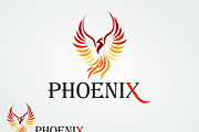 Colorful Phoenix Bird Logo Template, a Branding & Logo Template by Raj Shop (Thumbnail 5 of 6)