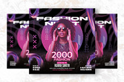 Fashion Night Party Flyer Design, a Flyer Template by Shajib Shikder (Thumbnail 2 of 2)