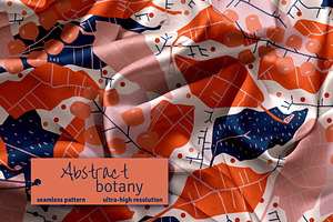 Abstract Botany Seamless Pattern