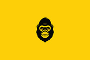 Gorilla logo collection, a Branding & Logo Template by Team_Ultra_Graphics (Thumbnail 8 of 9)