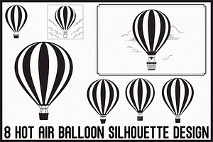 Hot Air Balloon Bundle, an Illustration by jahid234