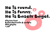 Basely Bagel - Display Font, a Slab Serif Font by Diacritics (Thumbnail 2 of 5)