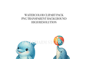 27 Dolphin Clipart, an Animal Illustration by Pati Charm Studio (Thumbnail 4 of 8)