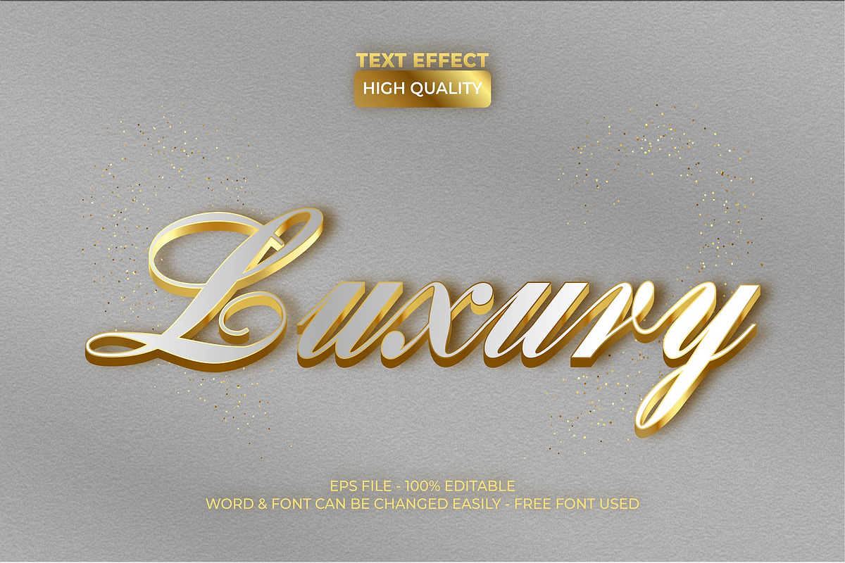 Gold Text Effect Style Collection, a Layer Style Add-On by Mockmenot (Photo 7 of 9)