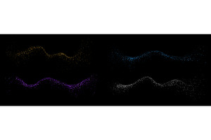 Abstract shiny gold glitter design