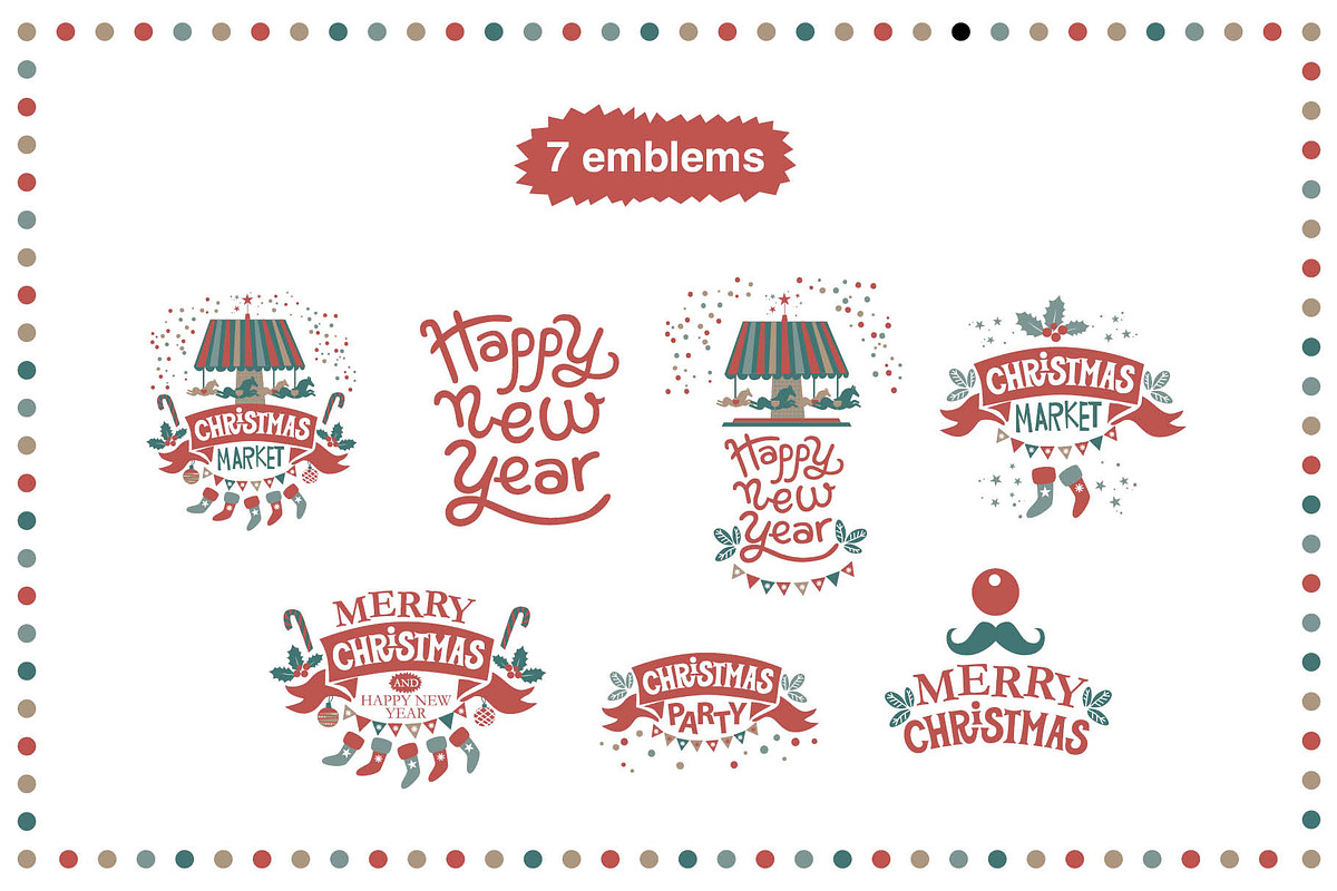 Christmas market. Graphic set, a Graphic by Maru_art (Photo 4 of 10)