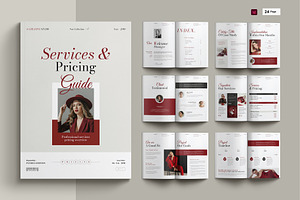 Services and Pricing Guide Template, a Brochure Template by Cleffon_Graphic_Studio